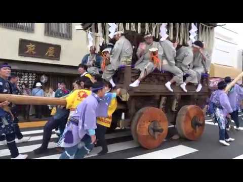 佐原の大祭2018秋　初日　北横宿区　曳き廻し