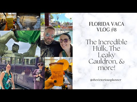 Universal Orlando Vacation Vlog! | Water Taxis, The Incredible HULK, the Wizarding World, & more!