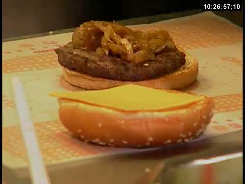 Working the kitchen at a Burger King in 1999