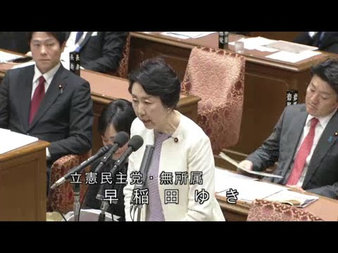 早稲田ゆき　衆議院・予算委員会　20240206