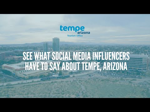 What Social Media Influencers say about Tempe