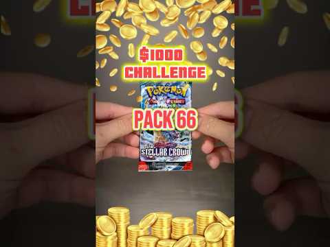 🎉 $1K Pokémon Pack Challenge! 🎉