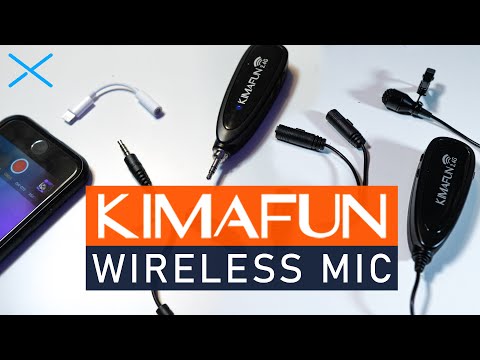 Budget Wireless Lavalier Microphone for Smartphone & DSLR Camera // Kimafun G130-1 Unbox & Test