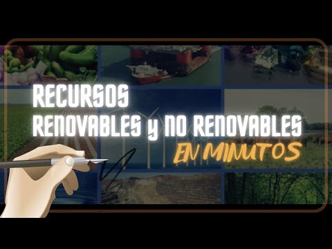 RECURSOS RENOVABLES y NO RENOVABLES en minutos