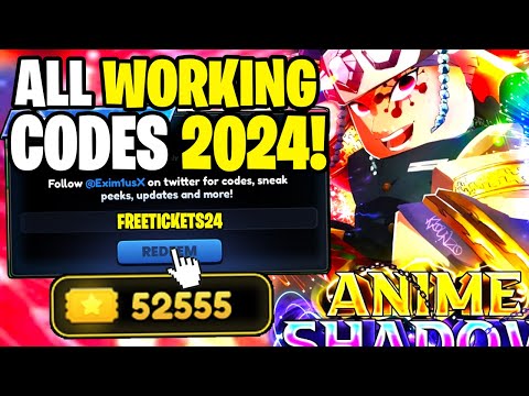 *NEW* ALL WORKING CODES FOR ANIME SHADOW IN 2024! ROBLOX ANIME SHADOW CODES