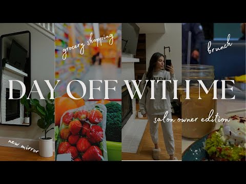 SPEND MY DAY OFF WITH ME | salon owner edition, running errands, cooking dinner