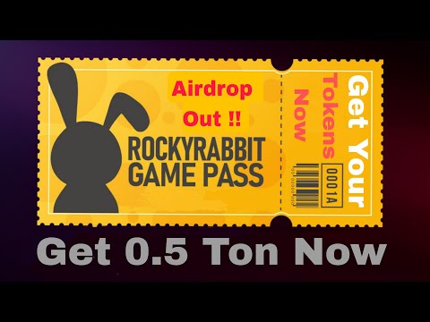 Rocky Rabbit Airdrop Out !! Rocky Rabbit Latest Update Complete 0.5 Ton Transaction Now Or Loose !!