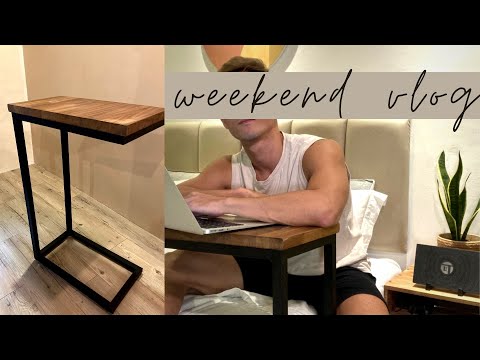 SAT VLOG｜一個無聊的人有多可怕 淘寶訂製桌腳 改裝床邊桌 微自律週六