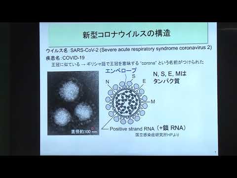 生命科学部生命機能学科模擬授業（川岸教授）