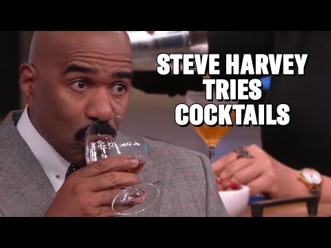 Steve Harvey Tries Cocktails: A Hilarious Sip & See Adventure 🍹😂