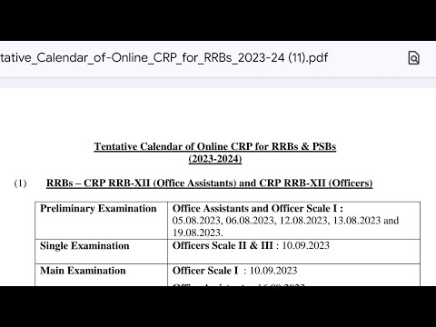 🔥🔥IBPS Calendar 2024-25 pdf I Changes 🔥🔥