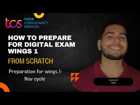 TCS digital exam 2024 || TCS wings 1 exam preparation  from scratch || TCS wings 1 Nov cycle