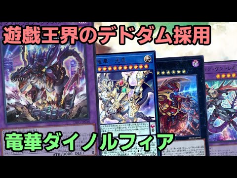 【#遊戯王】竜華最強のフィールド魔法を添えて一枚初動が劇的に増えた『竜華ダイノルフィア』紹介します！【#トレカカルテ】