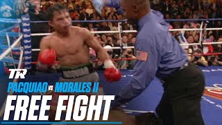 Manny Pacquiao vs Erik Morales 2 | FREE FIGHT | HAPPY BIRTHDAY MANNY PACQUIAO