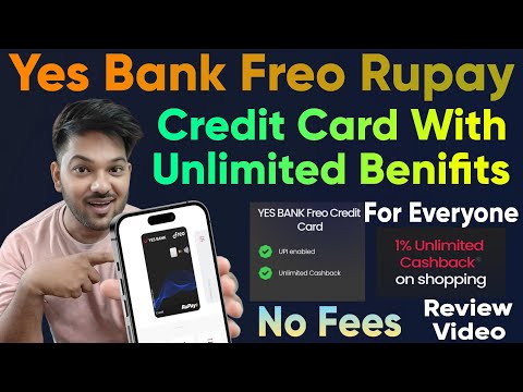 Yes Bank Freo Rupay Credit Card Review 2024 | 1% Unlimited Cashback*on shopping no cap limit | Rupay