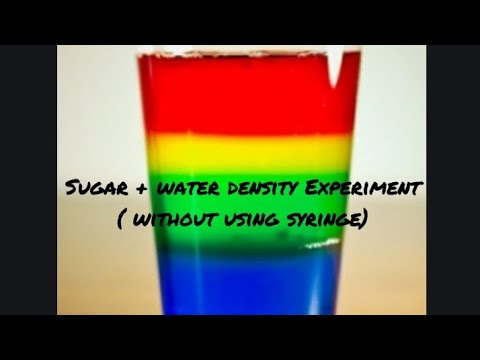 #shorts 😍full link in the description 😎sugar water density Experiment😍