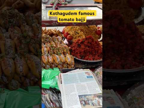 Kothagudem famous bajji mixture point #mixture #bajji #tomatobajji #trending #ytshorts #viralreels