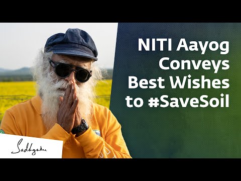 NITI Aayog Conveys Best Wishes to #SaveSoil