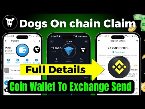 Dogs Coin Telegram Wallet To Binance Exchange | Tonkeeper Withdraw Dogs | Dogs Coin Claim Onchain