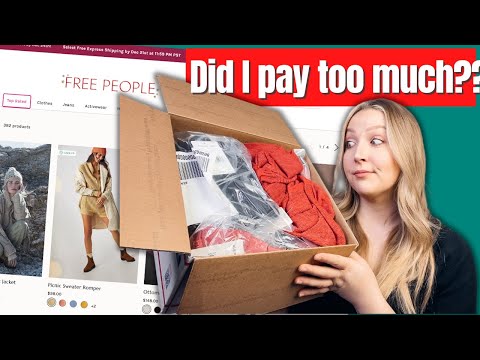 Unboxing NEW Free People to Resell on eBay & Poshmark-Buying from another reseller-Worth the price?