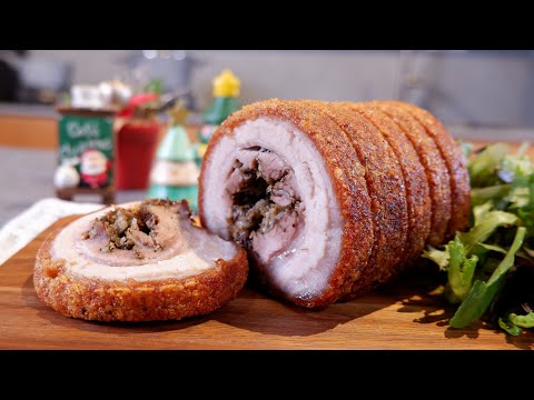 Secret to the Crispiest Christmas Roast Pork Belly Roll! 脆皮猪肉卷 Filipino Lechon Recipe| EF Appliances