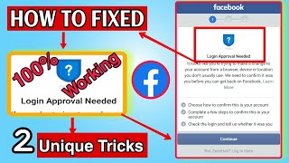 Loggin Approval Needed Facebook Problem 2021 || How to open login was not approved facebook account