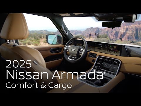 All New 2025 Nissan Armada® SUV | Comfort & Cargo Features