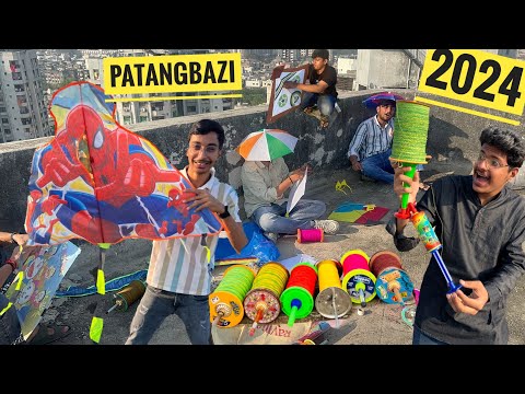 Toofaani 🌪️ PatangBazzi 🔥 Kite Cutting with Best manja Uttrayan kite Fighting Vlog 2023