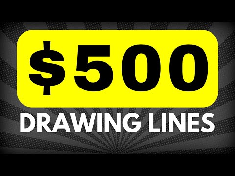 Get Paid $500 to Draw Lines for FREE! *Proof* (Make Money Online)