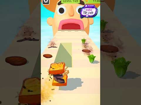 নোংরা স্যান্ডউইস খাইয়ে দিলাম 🤣 Sandwich Run Mobile Funny Gameplay | Ranel Gamer #gaming #shorts