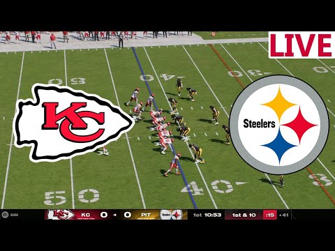 🔴LIVE🔴Kansas City Chiefs VS Pittsburgh Steelers / NFL Week 17/Sperbowl half  time show/ Madden NFL