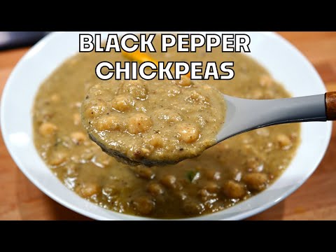 BLACK PEPPER CHICKPEA CURRY (UNIQUE CHICKPEA CURRY RECIPE)| Lahori Chana Recipe