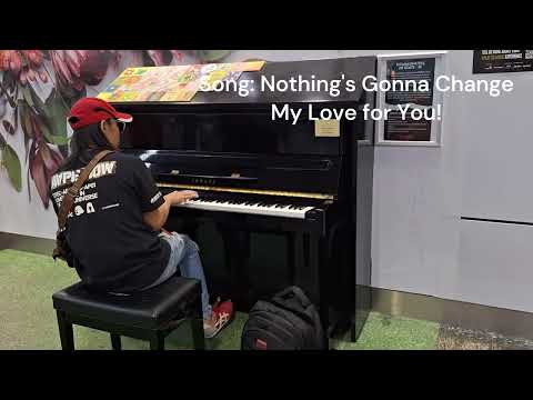 Nothing's Gonna Change my Love for You - Talented Street Pianist at Orchard MRT Singapore! #piano