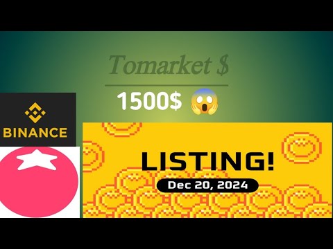 Tomarket Airdrop Listing Date Confirmed | Tomarket Airdrop| Final Criteria| Tomarket Airdrop Li