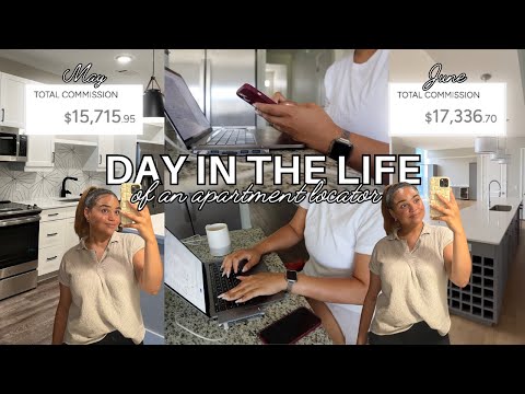 DAY IN THE LIFE OF AN APARTMENT LOCATOR // How I make over $15k a month + my locating tips