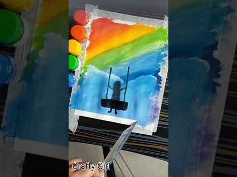 easy drawing with water colours