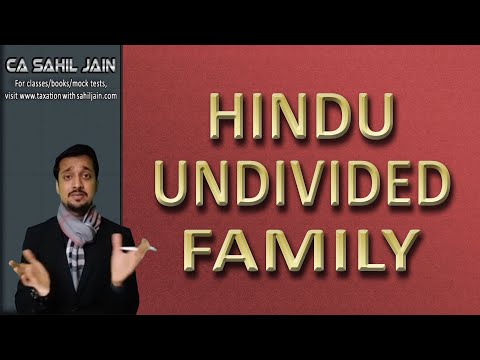 What is Hindu Undivided Family? | Explained With Practical Examples