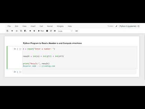 Day 30 : Python Program to Read a Number n and Compute n+nn+nnn