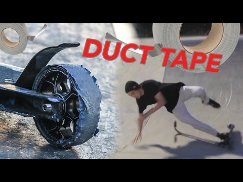 DUCT TAPE SCOOTER WHEELS?