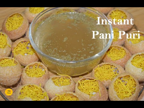 Instant Pani Puri Recipe in 5 minutes | Easy To Make Golgappa Water At Home | Street Food Recipes