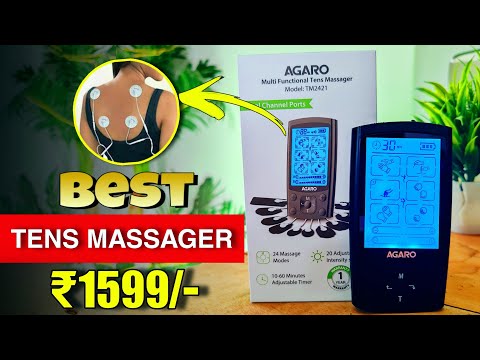 Best Tens Machine for Home Use 🔥 AGARO Dual Channel TENS Massager TM2421 Unboxing & Review