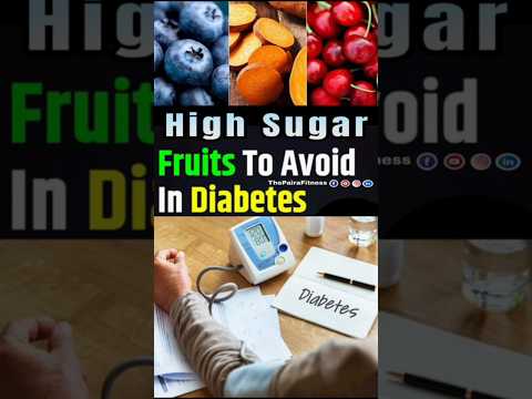 high sugar fruits to avoid in #diabetes | #highsugar | #thepairafitness | #ytshorts |  #shorts