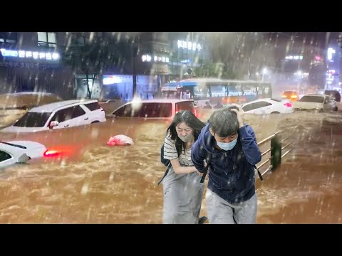 Wrath of Nature hit Japan! Terrible rains flooded Hamamatsu! 浜松 冠水