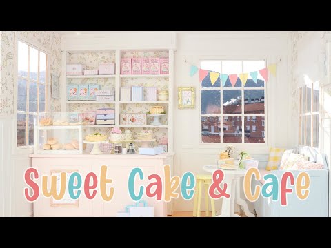 Sweet Cake & Cafe 1/6 scale handmade miniature dollhouse by Nerea Pozo