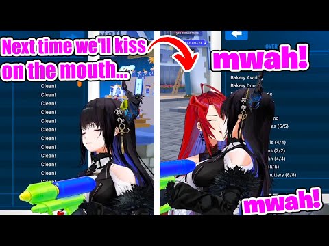 Nerissa Couldn't Resist Anymore and Starts Kissing Elizabeth... 【Hololive EN】