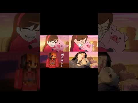 Gravity Falls Anime vs Original vs Real Life vs Minecraft (FASH Animation)