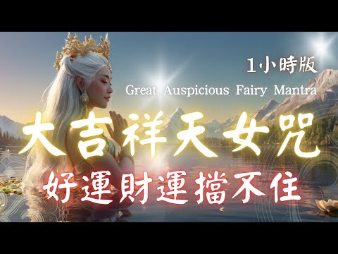 1hrs 大吉祥天女咒 The Great Auspicious Fairy Mantra   讓豐盛流入你的生活  🎆 象徵財富、幸福與繁榮🪙接受來自女神的無限祝福 #財富  #432hz