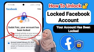 How To Unlock Facebook Account - 2024 | Fix Your Account Has Been Locked Facebook