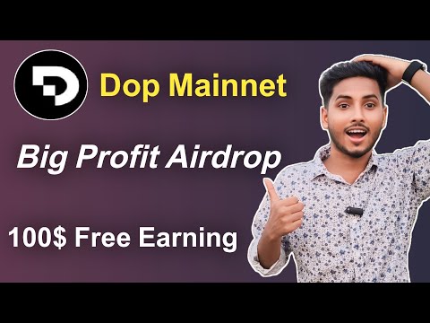 100$ FREE FREE Online Income Bangla | Dop Mainnet Crypto Earning Airdrop | Make Money Online Free |