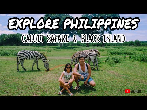 Pertama kali kasih makan jerapah - ExpLore coron day 2 - CALUIT SAFARI & BLACK ISLAND TOUR